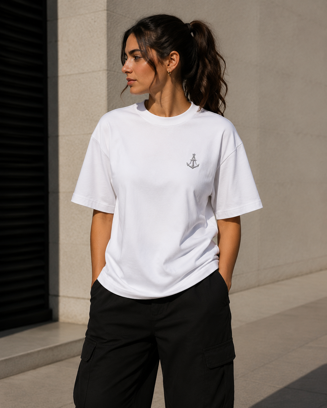 Anchor Essential Base Tee | Premium Box Fit Cotton T-Shirt