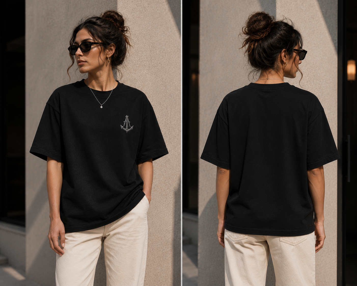 Anchor Essential Base Tee | Premium Box Fit Cotton T-Shirt