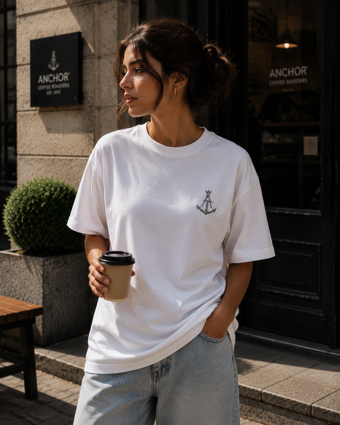 Anchor Essential Base Tee | Premium Box Fit Cotton T-Shirt