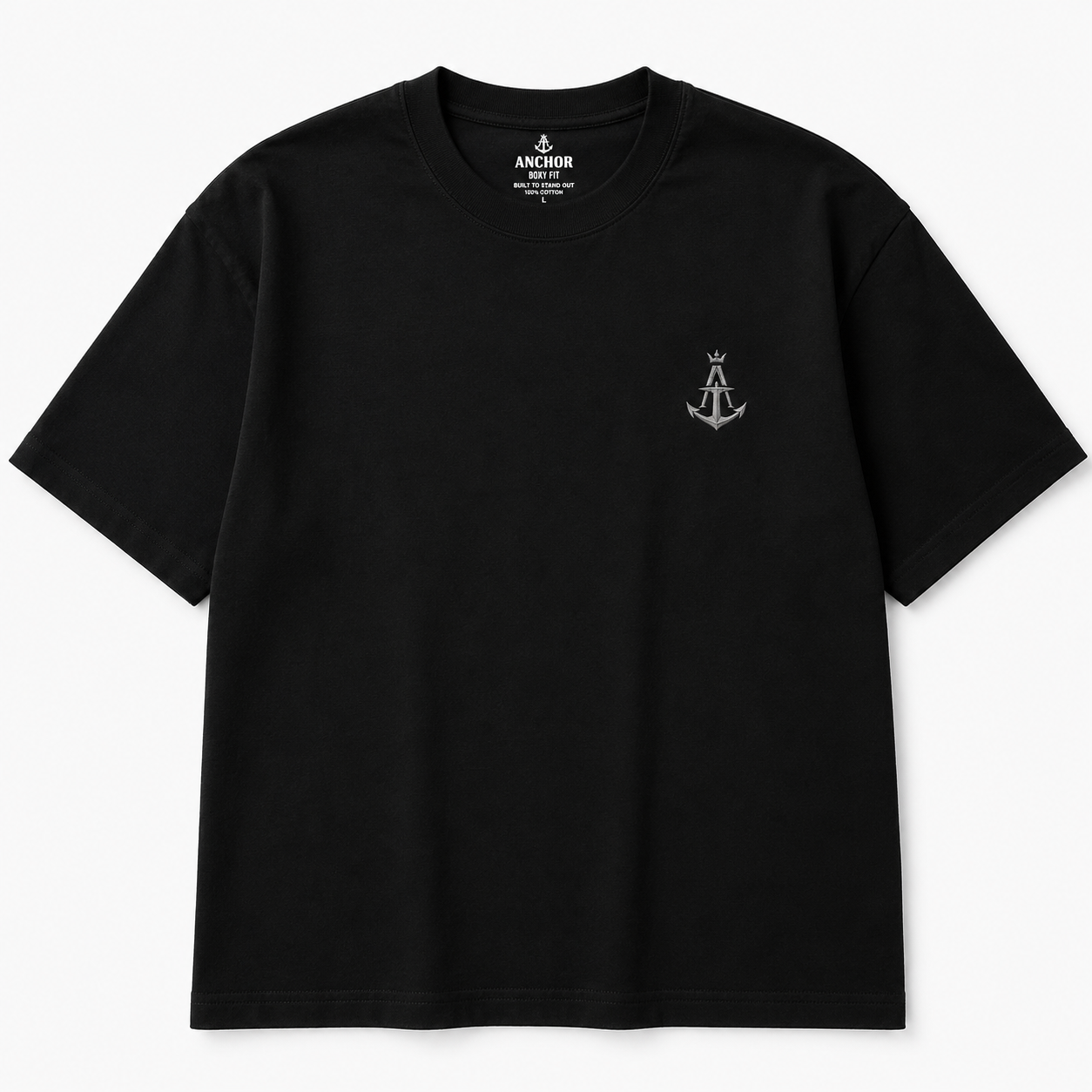 The Sea Knows — Premium Boxy Fit T-Shirt | Black
