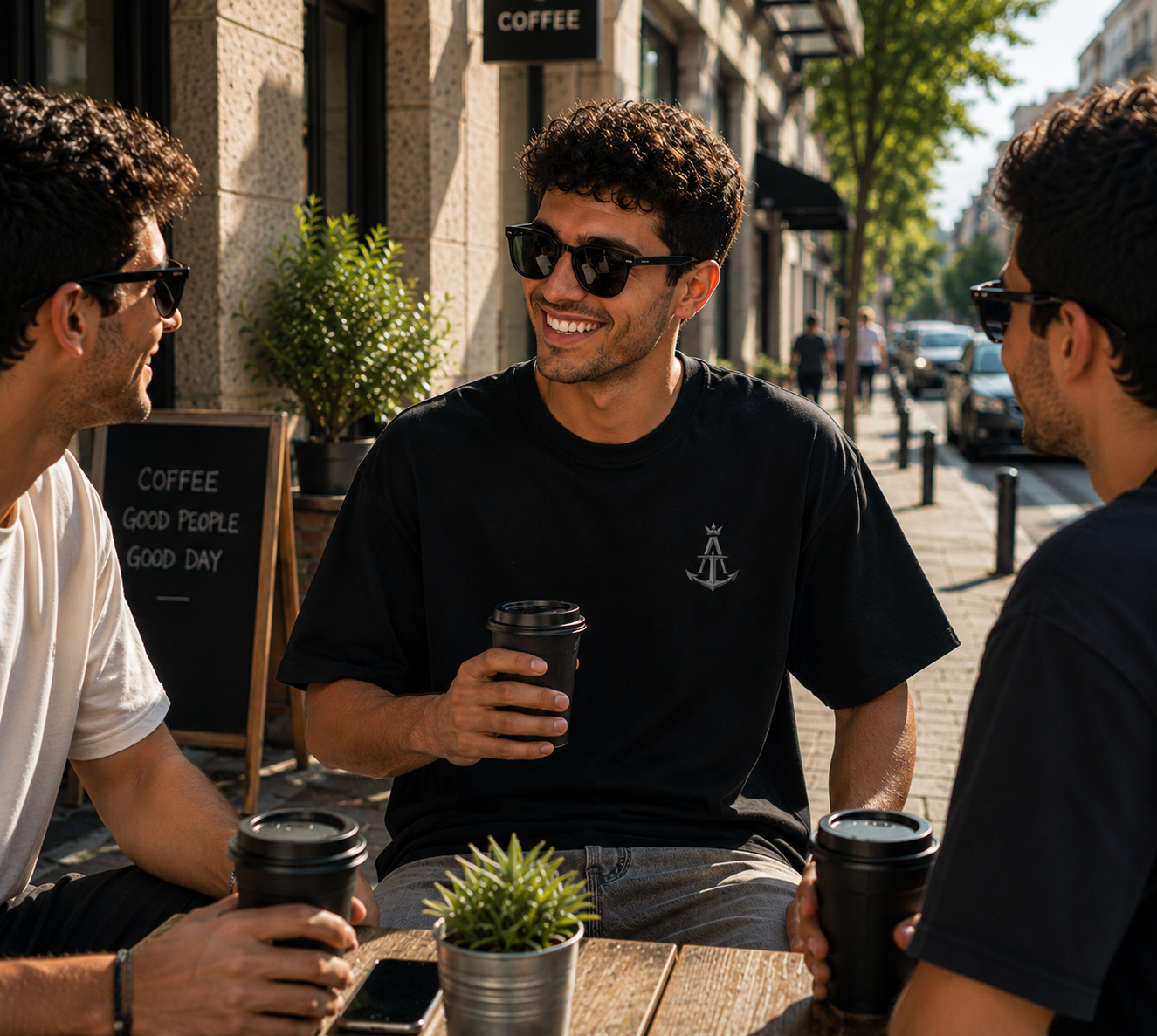 The Sea Knows — Premium Boxy Fit T-Shirt | Black