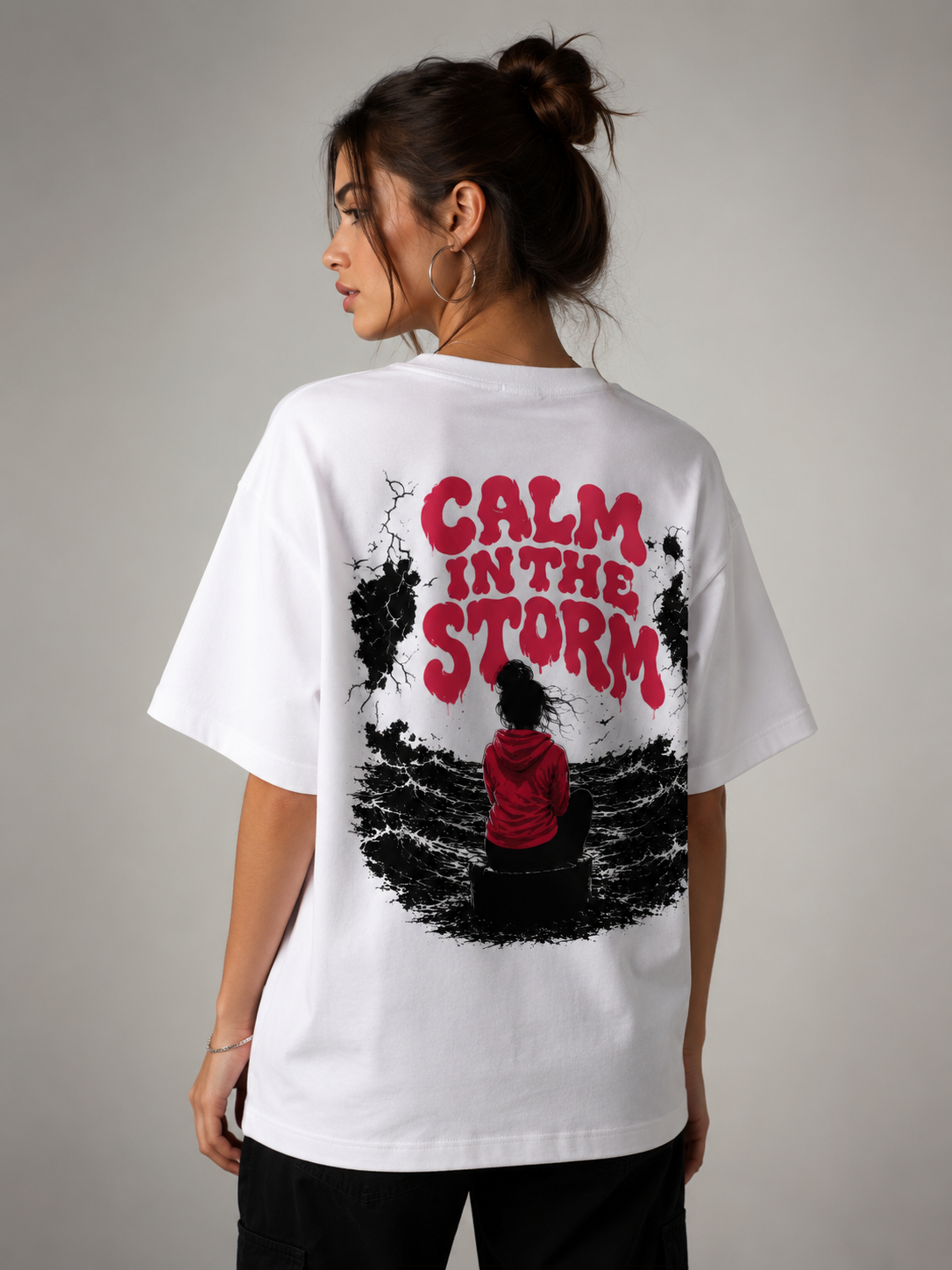 Anchor Premium Box Fit Tee – Calm in the Storm