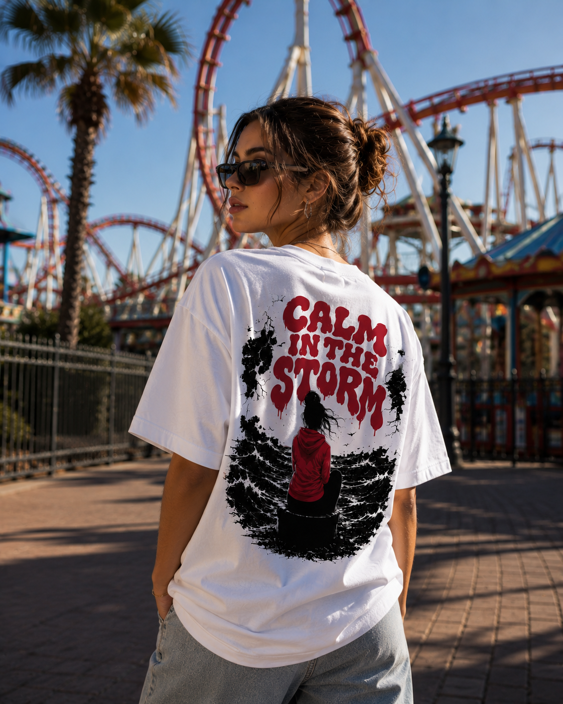 Anchor Premium Box Fit Tee – Calm in the Storm
