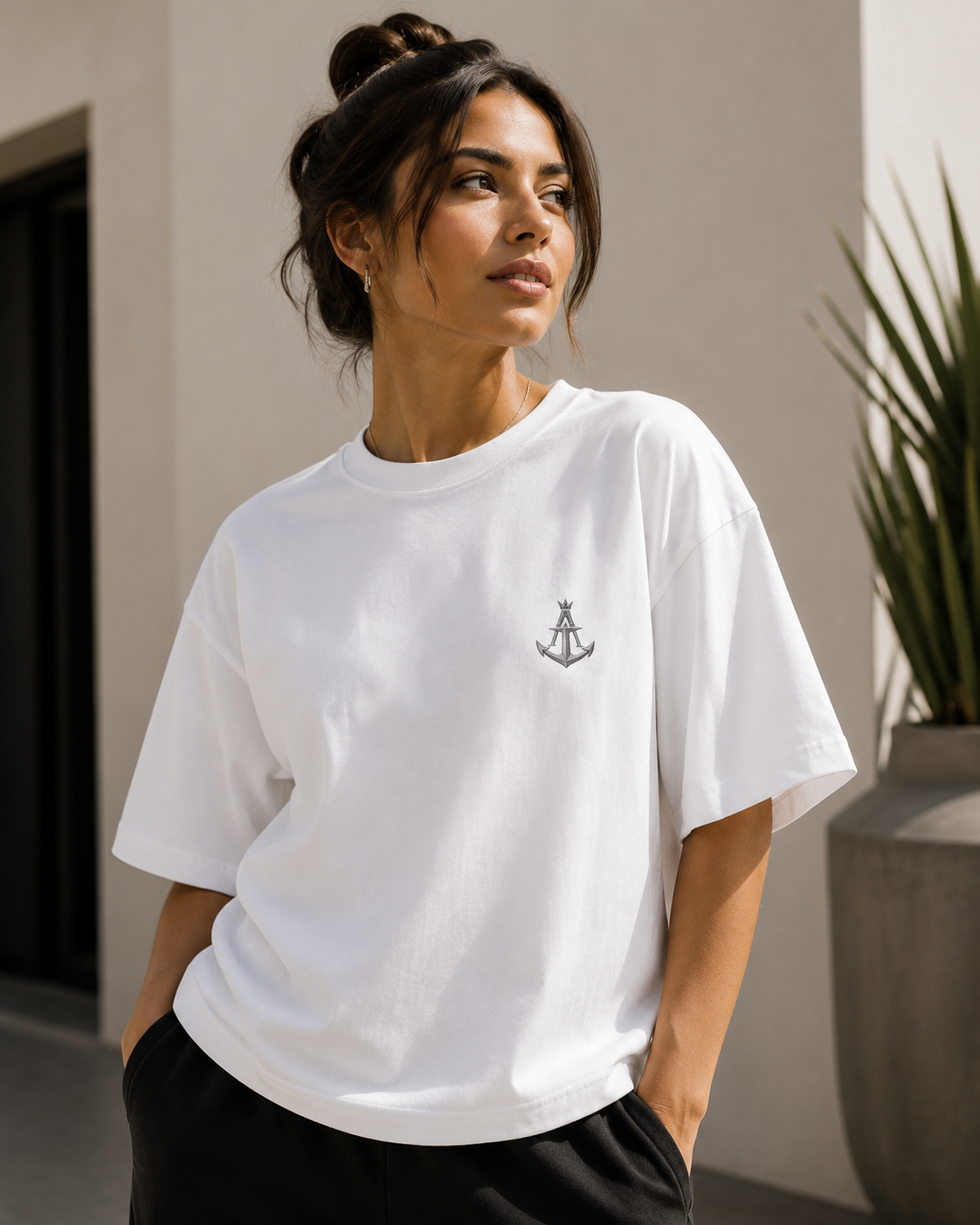 Anchor Essential Base Tee | Premium Box Fit Cotton T-Shirt