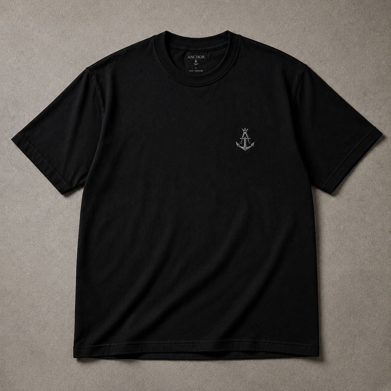 Calm In The Storm Boxy Fit T-Shirt – Premium Heavyweight Oversized Graphic Tee | Black