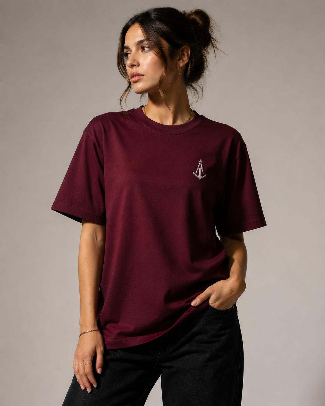 Anchor Essential Base Tee | Premium Box Fit Cotton T-Shirt